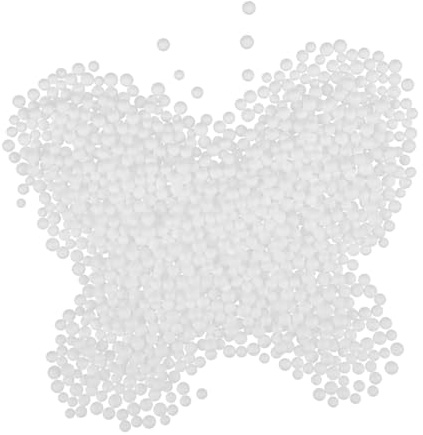 Yardenfun Sitzsackfüllung Schaumstoffperlen 250g Weiß 10-12mm Weiche Sofa Füllung Schaumstoffkugeln Für Kissen Und Selbstgemacht