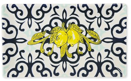 Excelsa Amalfi Dekoteller, 25 x 15 cm, 6 Stück, Keramik