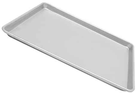 TOYANDONA Plaque Pâtisserie Alliage Aluminium Rectangulaire Surface Lisse Facile à Nettoyer Résistante pour Biscuits et Desserts