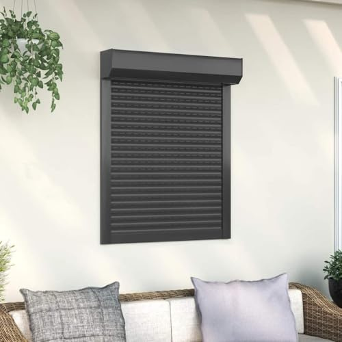 Generico Tapparella Avvolgibile in Alluminio 70x100 cm Antracite,Antracite,5.36kg,144976
