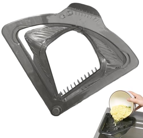 Corner Sink Strainer | Magnetic Food Waste Draining Catcher | Magnetic Sink Filter Strainer - for Home Farmhouse Apartment Cafe Office Pantry