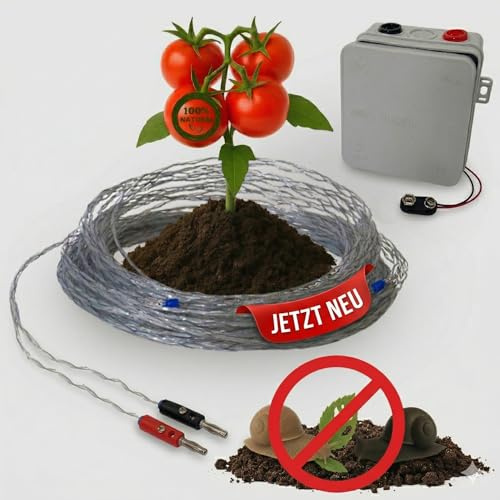 TICUS Schneckenzaun Bausatz – Effektiver Schneckenschutz Hochbeete Gemüsebeete Schneckenabwehr Schneckenkragen Wiederverwendbar witterungsbeständig Ideal für Tomaten Salat Kräuter