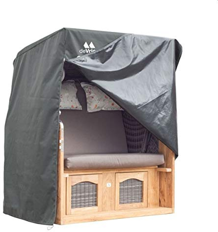 VriesDeko Devries Premium Strandkorb-Schutzhülle, atmungsaktiv, XXL, 152 cm breit