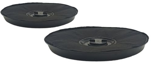 Ersatzkohlefilter für GZD0339, EFF54, ZUB526, 50294677005 - passend für diverse Abzugshauben von Alno, Zanker, AEG Electrolux, Küppersbusch, Zanussi - Sparset mit 2 Stück