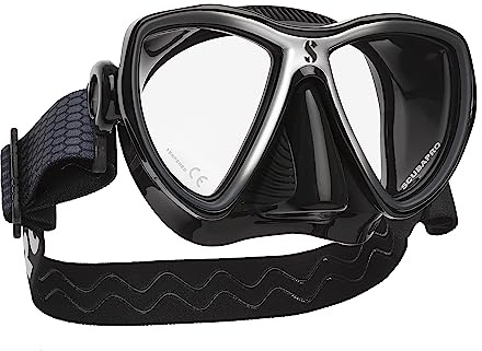 Scubapro Synergy Mini Mask BLK/SLV Atemregler für kaltes Wasser, Unisex, Erwachsene, Schwarz/Silber, Einheitsgröße
