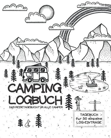 CAMPING LOGBUCH | Das Reisetagebuch für alle Camper | Tagebuch für 50 einzelne Log-Einträge