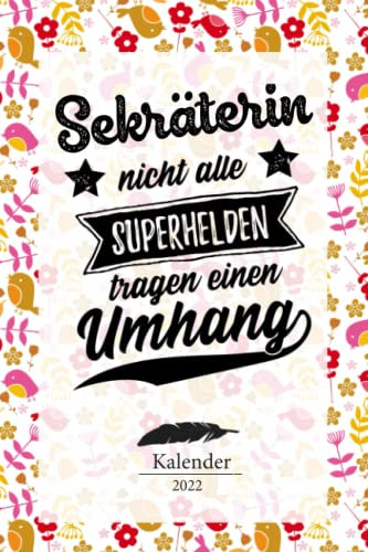 Sekräterin Kalender 2022: Geschenk Wochenplaner,Terminkalender 2022 für Ausbildung,Frisöse,Haarstylistin. Geschenkidee zu Weihnachten unter 10 Euro ... Jahresplaner,Taschenkalender und Planer