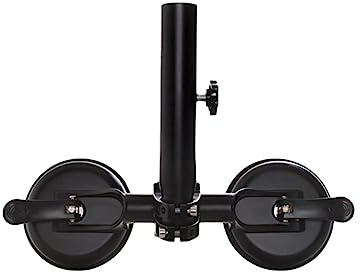 kowaku Doppelte Saugnapf-Fahnenmast-Halterung, verstellbare Universal-Halterung für Auto, Wohnmobil, Boot, Motorrad