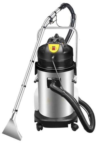 Máquina de limpieza de alfombras for cortinas de sofá, máquina de limpieza de alfombras comercial de 40 l/11 gal, máquina limpiadora de alfombras de acero inoxidable, 1100 W 110 V profesional comercia