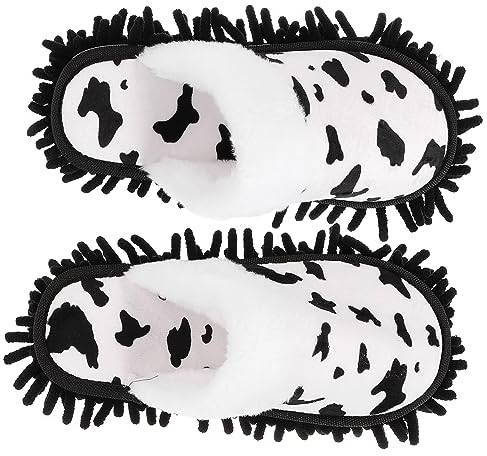 PartyKindom 1 Par Cómodos Zapatos De Trapeador Prácticas Zapatillas Mopa Fregar Zapatos Para Barrer El Hogar Limpieza Mopa Zapatillas Barriendo Trapeadores Limpiar Zapatos Espesar Forro Polar