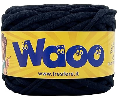 fettuccia Waoo per borse in cotone ecologico a 500g-100m colori e spessori sempre regolari per realizzare le tue borse in tranquillita (blu - 11)