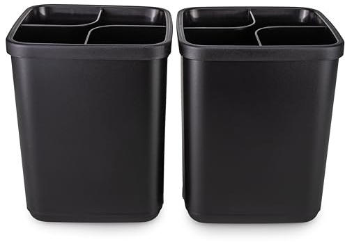 Tupperware 2x Große Ordnungsecke 1,8 L schwarz Behälter Aufbewahrungsbehälter (inkl. Joghurtbecher)