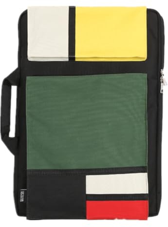 SJTJSPX A2/A3 Zeichenbrett-Tasche für Skizzen, Künstler-Aufbewahrungstasche, wasserdichte Zeichenblöcke, Handtasche, tragbare Canvas-Tasche, Zeichentasche, Tragetasche für Kunstbedarf, grün, A3