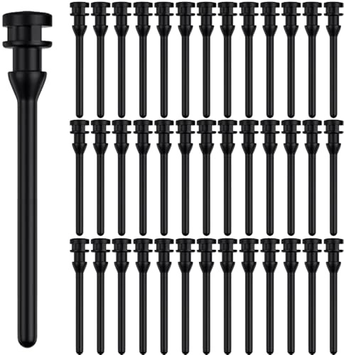 Xiatiaosann Gummi Computer Kühlung Fans Mount Schraube, 43mm/1.69inch CPU Lüfter Montage Pin Niet Reduzierung Lärm Anti-Vibration Weichgummi-Schrauben (40er Pack)