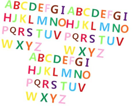 Hohopeti 3sätze Filzbuchstaben Für Bastelarbeiten Buchstaben Deko Ohne Klebstoff Diy Ornamente Aus Filz Partyzubehör Für Junge Mädchen Kinderspielzeug Zum Nähen Oder Kleben
