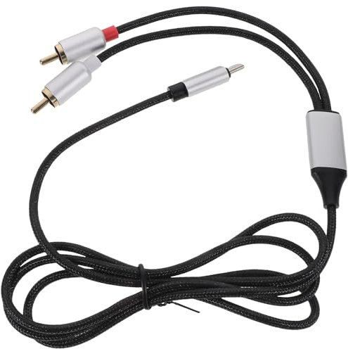 Abaodam Convertisseur Audio Stéréo De 1 M De pour Amplificateur Et Équipement Audio
