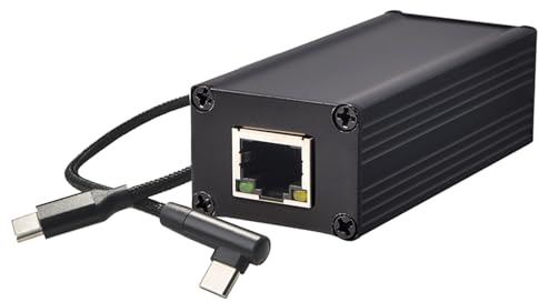 Tarjeta de red Ethernet de 10/100 Mbps, adaptador de carga rápida USB C a convertidor