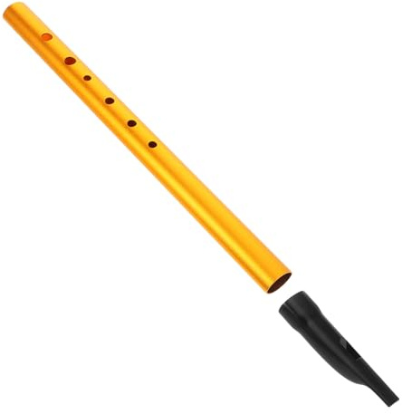 PRETYZOOM Irische Tin Whistle C Tonart Flöte aus Aluminiumlegierung für Anfänger Blasinstrument mit Recorder Mundstück und Tragetasche Vertikale Sopranblockflöte zum Lernen Traditioneller