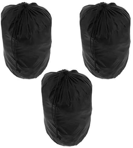 GALPADA Set 3 Sacchetti Coulisse in Nylon Impermeabili per Viaggi, Borsa Porta Abiti Leggera e Resistente, Sacco Compressore per Piumino e Indumenti Protettivo Contro Umidità e Sporco,