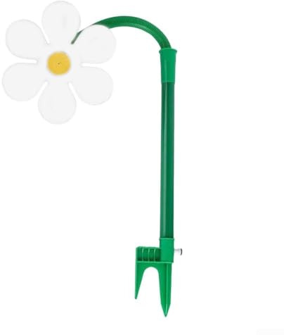 Sunflower Sprinkler Rotating, Lawn Sprinkler with 360 Degree,Garden Watering, Adjustable Water Spray Outdoor Yard,Irrigation ABS Plastic Hose,End Sprinkler for(white)