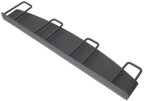 TOPBATHY Magnetic Cup Rack Black Stainless Steel Storage Rack for Kitchen