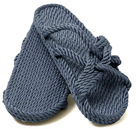 Nomadics Slip On Unisex-Erwachsene Sandale aus Seil Denim, 40
