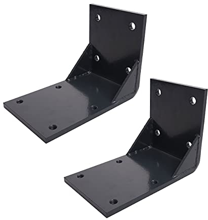 Mendler 2er-Set Deckenadapter für Kassetten-Markise T122 T123, Deckenmontage Halterung Adapter - anthrazit