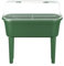 Elho FLORUS Juego de Mesa de Cultivo, Cama elevada para jardín o balcón, Maceta con Tapa Protectora, 26.4 x 37.0 x 78.0 Pulgadas, Verde/Verde
