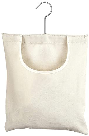 Large Peg Bag with Anti-Rust Steel Hook,360° Rotatable Pin Clothes Organizer, Hanging Clothesline Peg Organizer Storage Bags for Bedroom Bathroom Storage Laundry-Space-saving