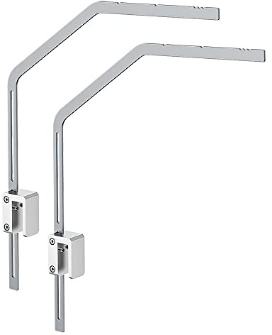 Hydor Halterung AQAMAI BRACKETS S für Aqamai Aquariumlampen, aus Aluminium, für Glasstärke max. 16 mm
