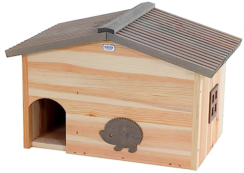 Igelhaus Zur goldenen Nadel Kiefer FSC 100%, 52x35x34 cm