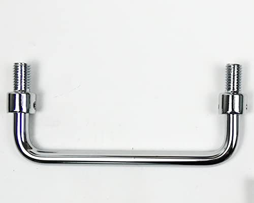 ingdaum® Poignées rabattables/pliantes – Lot de 2 – Poignées de caisse et de transport pour coffres, boîtes & caisses – Différents matériaux et formes (J2100C MS)