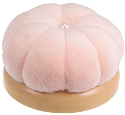 sourcing map Bois Base Aiguille Épingles Japonais Style Épingle Coussins Ronde Épingle Coussin Porte-aiguille pour Couture Matelassage Couture DIY Artisanat, Lumière Rose