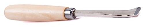 Set di 6 Scalpelli per Intaglio Legno in Acciaio Inox | Impugnatura Ergonomica, Riduce L’affaticamento, per Lavorazione nel Laboratorio di Intaglio