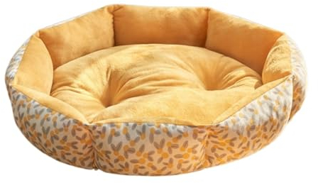 Hundebett Hundekorb Katzenbett Hundekörbchen Beruhigendes Haustierbett, Donut, Waschbar, Anti-Angst-Haustierbett, Flauschig, Ruhig, Weiches Kissen, Hunde- Und Katzenbett Haustierbett Hundesofa ( Color