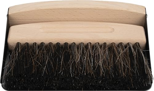 ENA Living Mini Dustpan and Brush Set | Perfect For Household Cleaning | Sturdy & Effective Dustpan | Small Dustpan and Brush | Small Brush Ideal Crumb Sweeper | Fireplace Dustpan and Brush