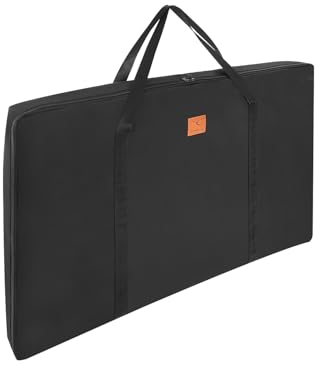 Granori Campingtisch Tasche 120x80 / 100x70 / 80x60 cm – Große, leichte und robuste Aufbewahrungs- und Transporttasche / Schutzhülle für u.a. Camping Klapptisch sowie -stühle (80x60 cm)