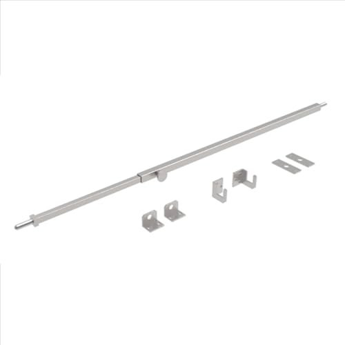 Barre anti-intrusion de sécurité – acier inoxydable 316L – extensible de 700 à 1200 mm. – anti-effraction – antivol – pour stores et stores – résistant – haute qualité – dimaccessori.com.ITALY