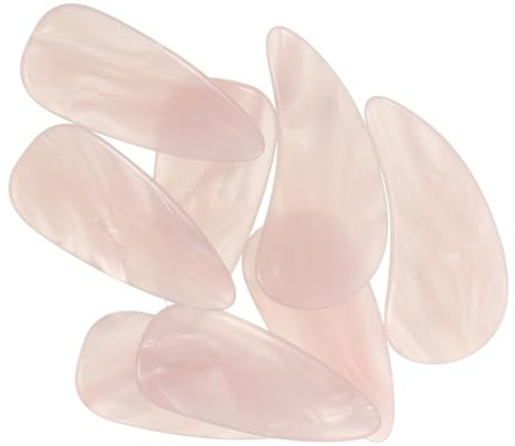 Toyvian 8stücke Zelluloid-fingernagelschutz Für Guzheng Harzmaterial Nagelabdeckung Guzheng-übungsgerät Banjo-picks Chinesische Zither-fingerpicks Guzheng-nagelschutz Musiker