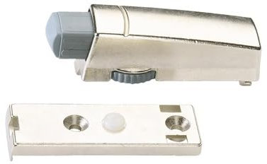Hettich Universal Aufschraub - Türdämpfer für vorliegenden u. innenliegenden Türanschlag, 60 mm, 1 Stück, 89398