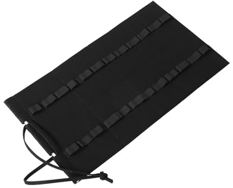 Hängender Drumstick Halter aus Filz und Holz für Drumsticks | Schwarz, Minimalistisches Design, Zeigt Schlägel und Dämpft Geräusche Sowie Vibrationen