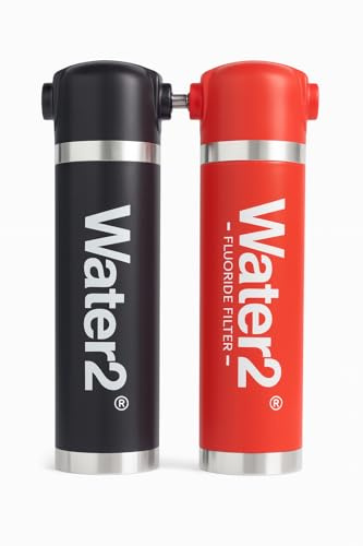 Water2 Fluoride Filter & Pod 2.0 Bundle Set - Reduces Impurities for Better-Tasting Water - Quick & Easy to Install - Includes Pod 2.0 & Fluoride Filter - Backed by Bear Grylls