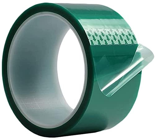 RAN Grüne hitzebeständige PET Hochtemperaturband Mylar-Band-Plattierung PCB-Email-Polyester-Band-Pulver-Beschichtung E-Beschichtung eloxiert 33 Meter lang (Size : 100mm×33cm)