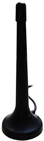 FAST WORLD SHOPPING ® Antenna Per Auto E Casa Con Base Magnetica Stelo Allungabile 4K Lofts Camper Digitale Terrestre