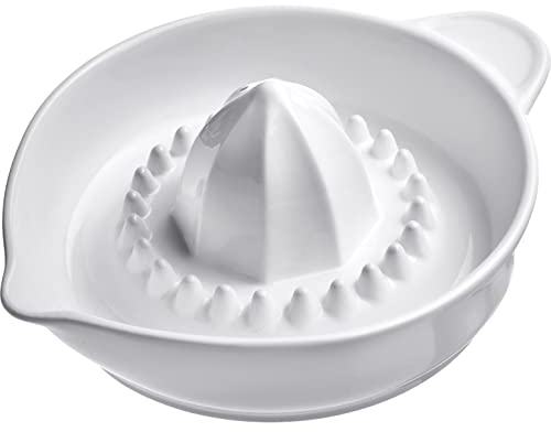 Westmark Spremiagrumi, capacità: 250 ml, con funzione setaccio e beccuccio, ceramica, bianco, 30722260