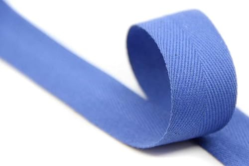 NTS-Nähtechnik 20mm | 5m Köperband | Nahtband | 79% Baumwolle | blau
