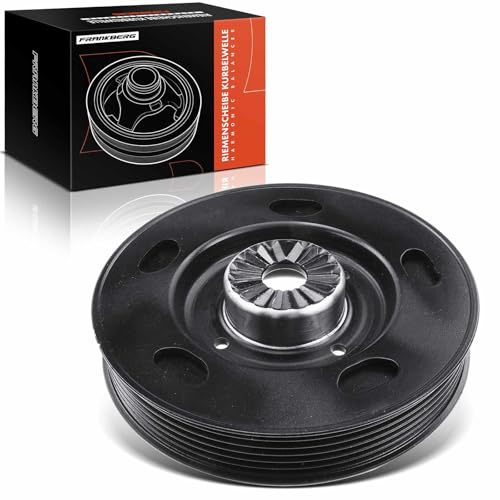 Frankberg Riemenscheibensatz Kurbelwelle Schwingungsdämpfer für A-l-h-a-m-b-r-a Altea Exeo Leon Tarraco Toledo Kodiaq Octavia Superb Yeti 1.8L 2.0L 2005-2021 06K105243