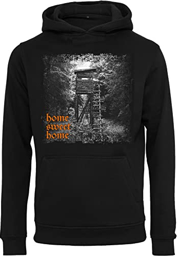 Baddery Maglione da Caccia Uomo - Home Sweet Home - Regalo da Caccia per Uomini - Abbigliamento Accessori, L