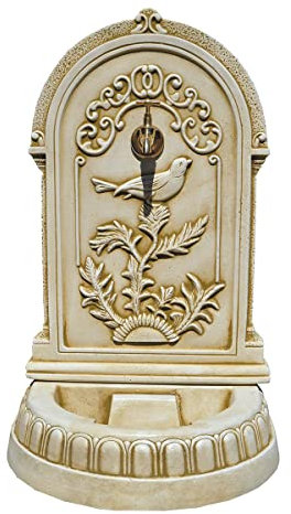 Fontaine de jardin mur en pierre de printemps extérieur 31 x 42 x 88 cm.