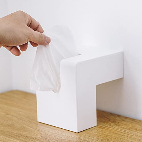 Fockety Taschentuchbox, Persönlichkeit Simplicity Taschentuchbox aus Kunststoff für das Wohnzimmer (Weiss)